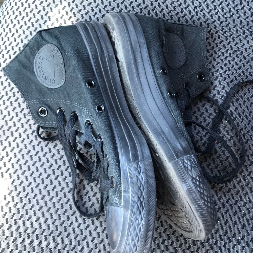 SALE Converse Black All Star High Tops